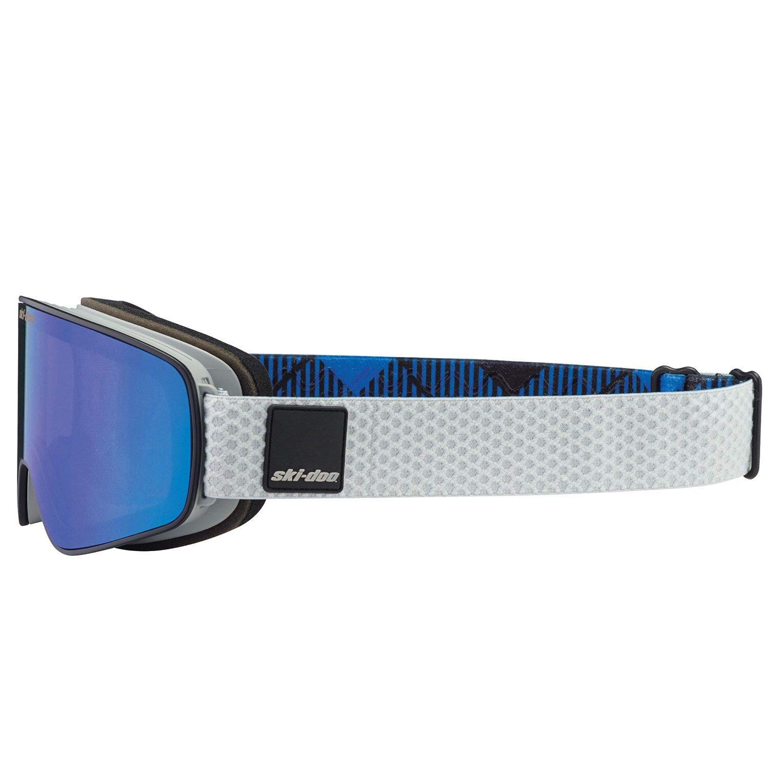 Ski-Doo Blue Mirrored Frameless Snowmobile Goggles 448589