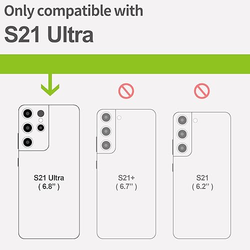 Miniatura 3 de Carveit Funda de madera para Galaxy S21 Ultra madera dura y TPU suave Funda protectora a prueba de golpes, funda de madera única y elegante