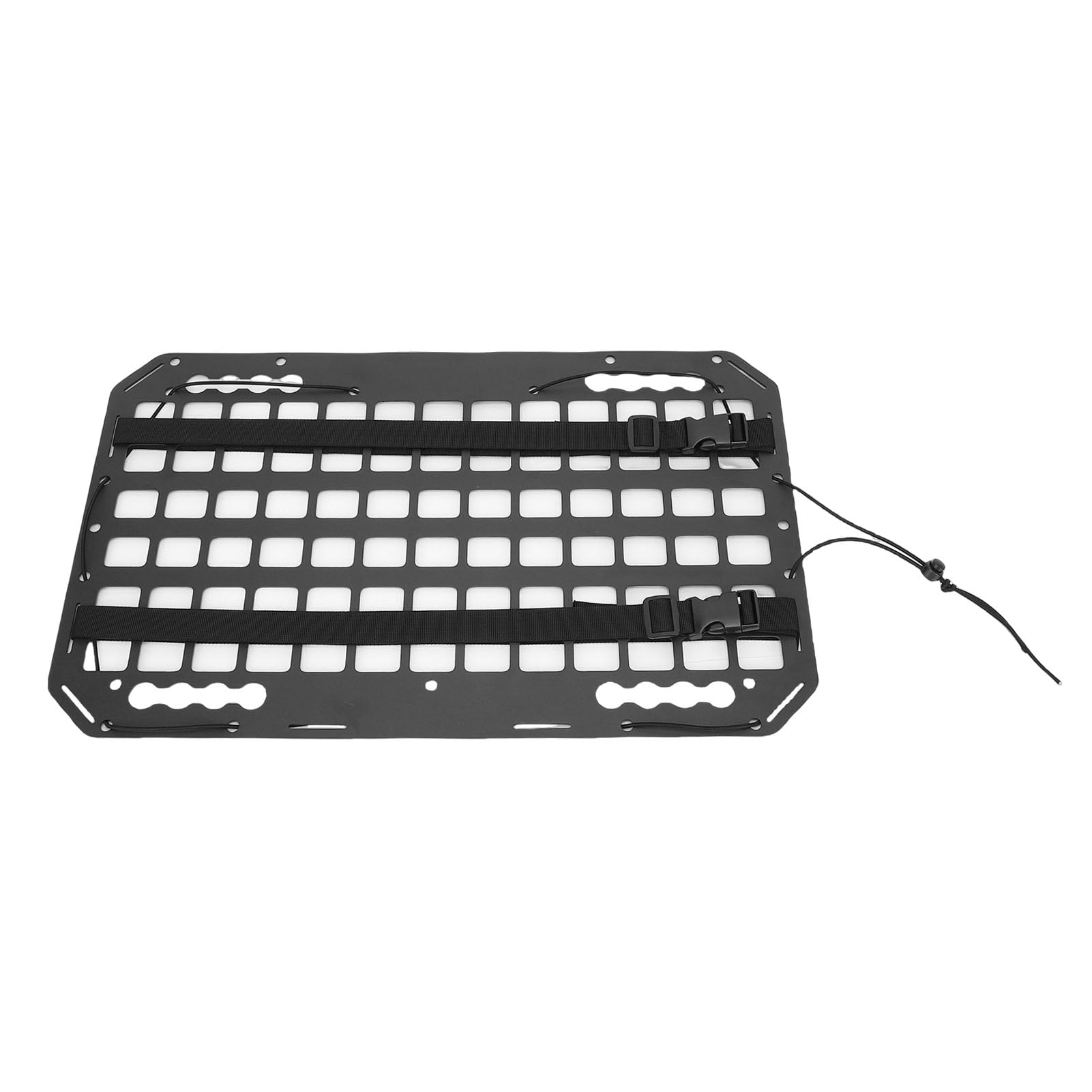 Aramox Panel Molle para Almacenamiento de Asiento de Coche, Organizador, Panel de Bastidor, Soportes de Aluminio para Vehículos Recreativos, Camiones, SUV, 21,26x13x0,08 Pulgadas