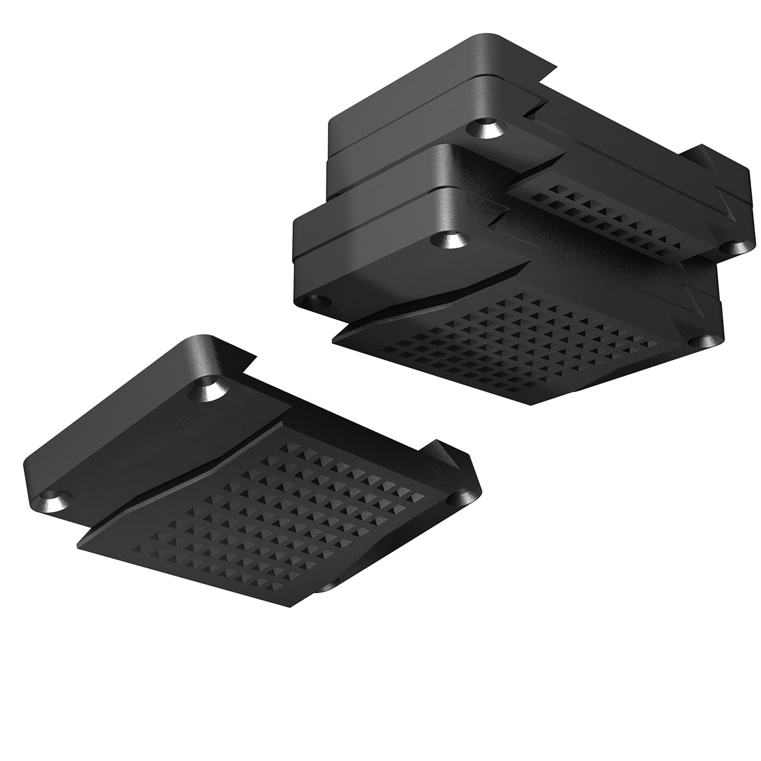 Spacepro/iSpace (Formerly Stanley) Sliding Wardrobe Spacer Blocks – Interlocking Opening Reducers, Compatible with Sliding Door Kit and Internal Doors - 4320X-SP - 12 Pieces