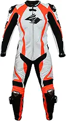 Macacão Couro Motociclista 1p - ENERGY - Racing Rabbit