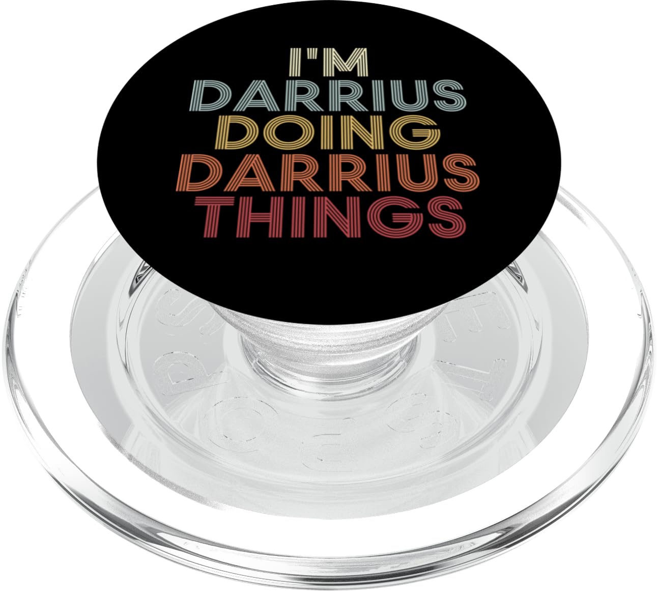 Soporte PopSockets PopGrip para MagSafe personalizado Darrius Name 6