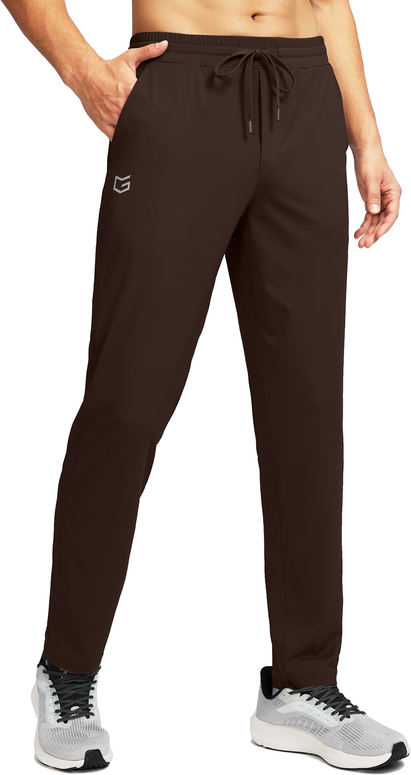 G Gradual Mens Sweatpants with 4 Pockets Tapered Track Athletic Slim Fit Pants for Running, Exercise, Workout, Gym