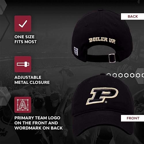 Miniatura 3 de The Game NCAA Adult Relaxed Fit Logo Hat - Embroidered Logo - 100% Cotton - Elevate Your Style and Show Your Team Spirit