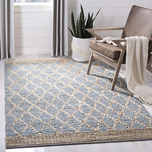 Tapete decorativo Boho 3' x 5' azul claro SAFAVIEH miniatura 1