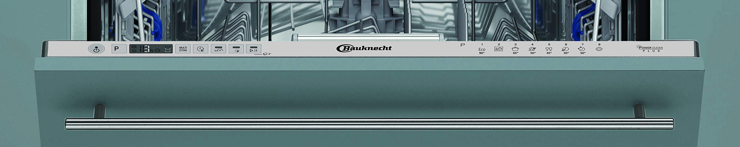 Bauknecht Bio 3O26 PF - Lavavajillas totalmente integrado (60 cm, 14 cubiertas, 7 programas estándar y 1 programa de sensores/PowerClean/ActiveDry/cajón para cubiertos/protección contra el agua