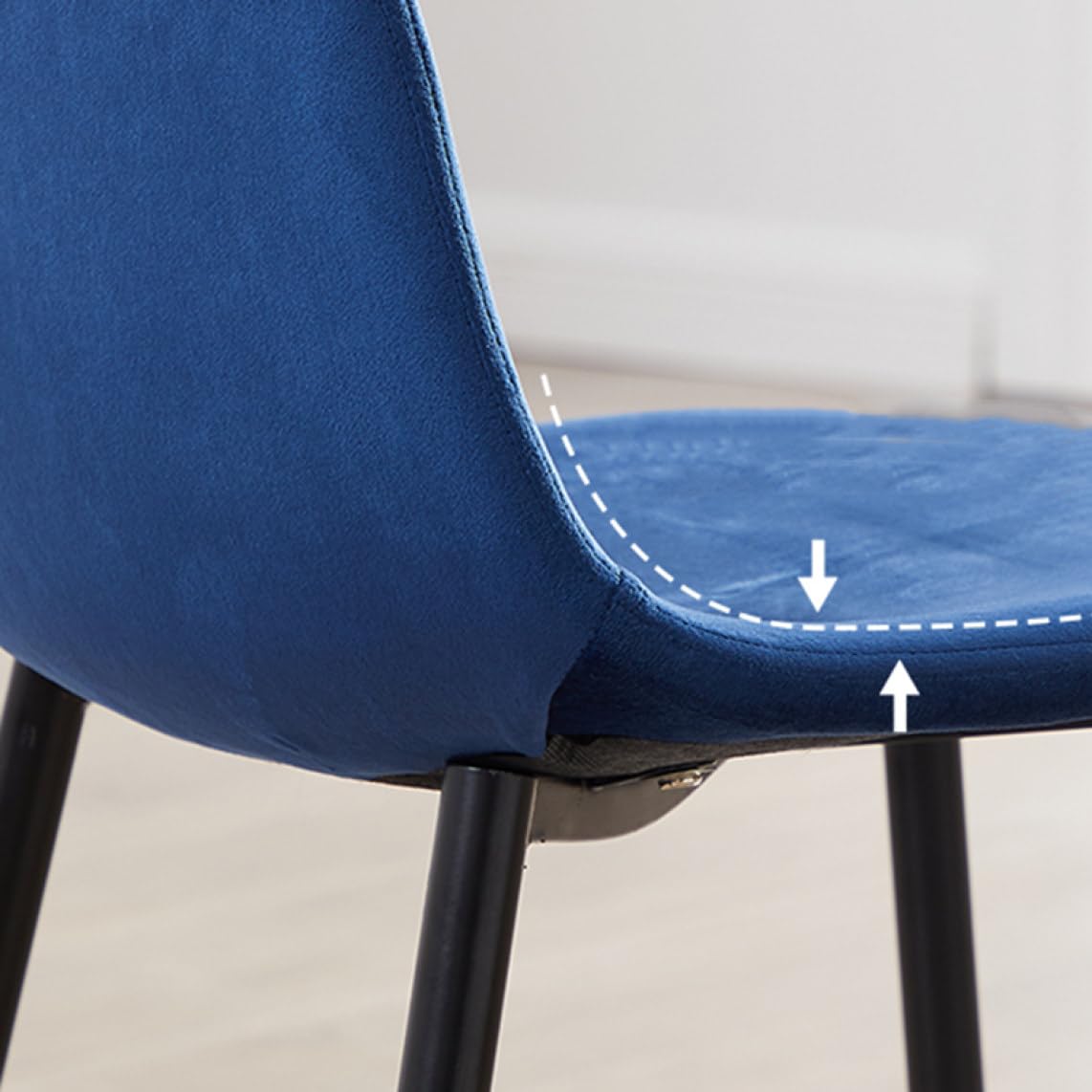 Amazon｜YJFFQ 45*85cm ダイニングチェア 北欧 ヴィンテージ風