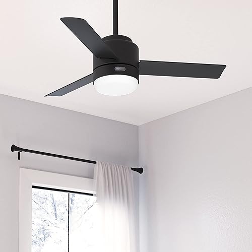 Miniatura 4 de Hunter Fan Company 51844 Gilmour - Ventilador de techo, color negro mate