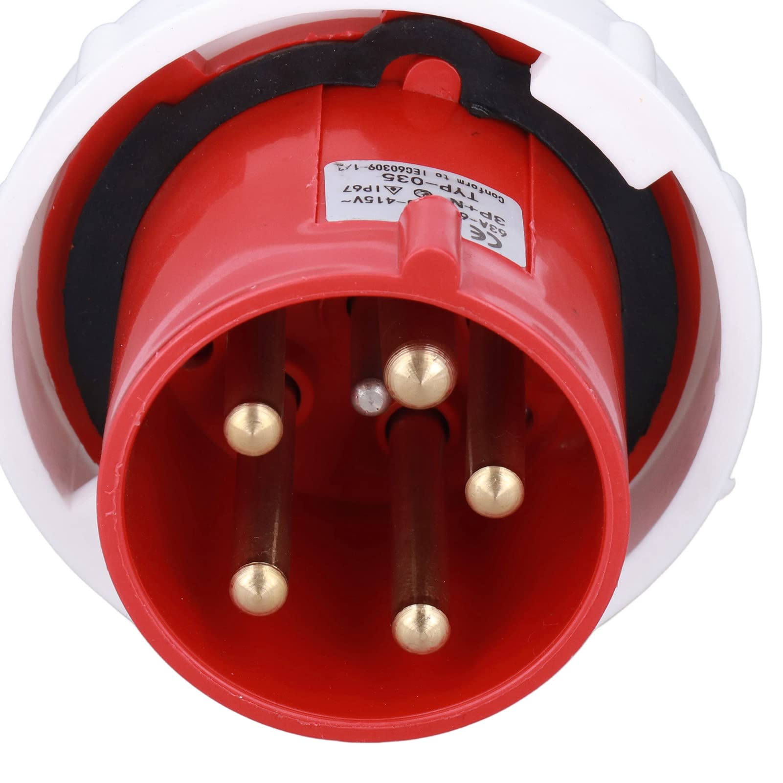 Garosa Connettore Industriale Circolare 5 Pin 63A IP67 Impermeabile Presa Aviazione 220 415V per Cavo Elettrico con Chiavi a Bussola Accessorio Waterproof Industriale Connettore Elettrico