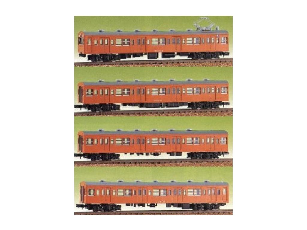 J.R. Series 101 Basic 4-Car Unassembled Kit train miniature - 2