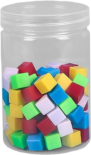 Miniatura 6 de 100 cubos de centímetros, bloques educativos, reconocimiento de color, matemáticas, cubos de aprendizaje para edades de 4, 5, 6, 7 años, niños