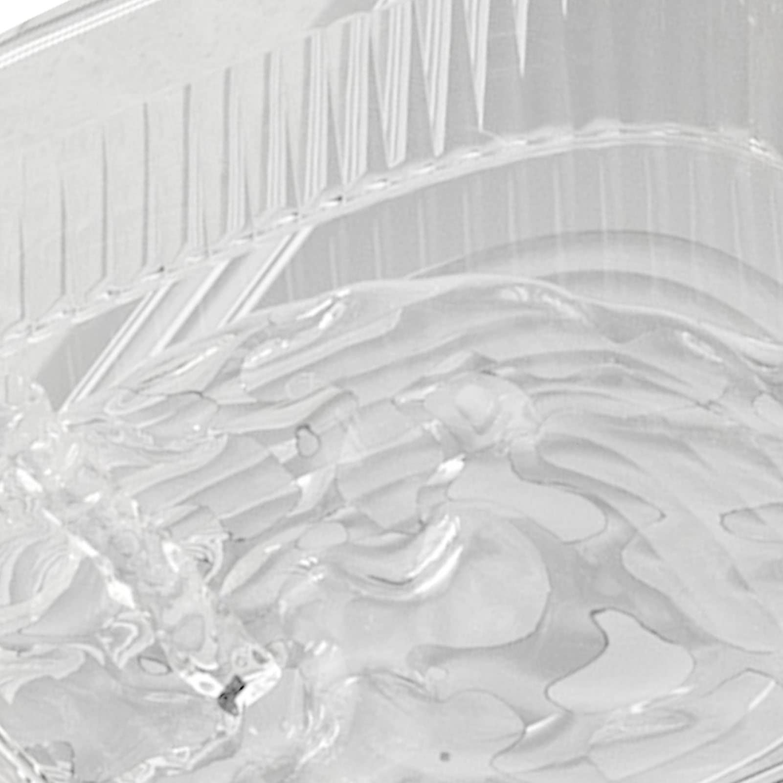 Copripiatto Trasparente Impilabile, Copri-alimenti Isolante per Avanzi di Verdure per Tavolo da, Plastica (2 livelli)