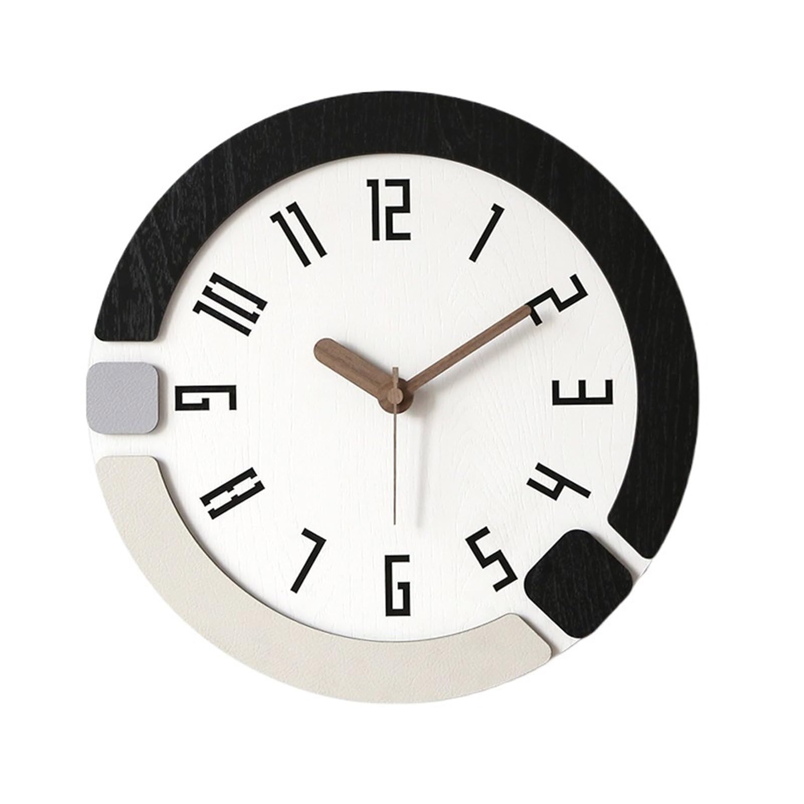 Aioneer Wall Clock Simple And Wall Clock For Home Use Silent Battery Power Easy To Match-12 inches