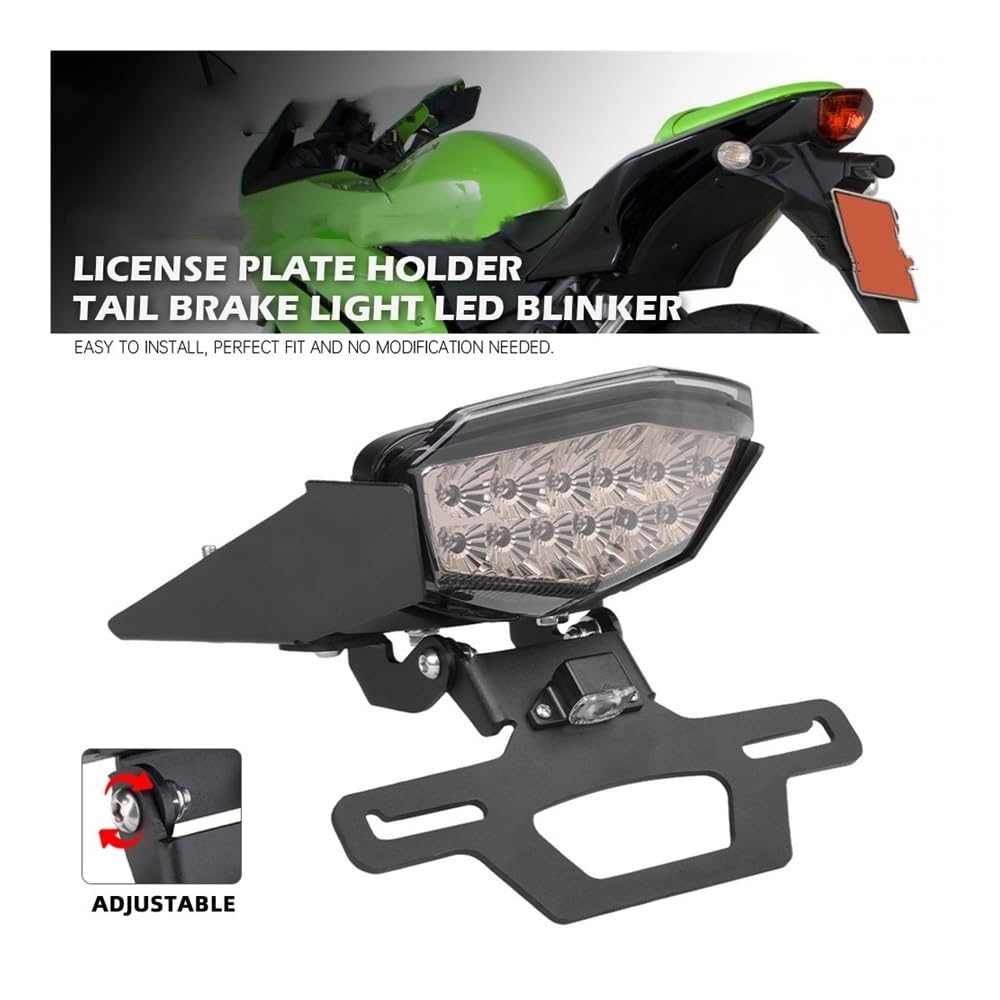 Trasera Luces Para Matrícula Trasera De Motocicleta, Luz