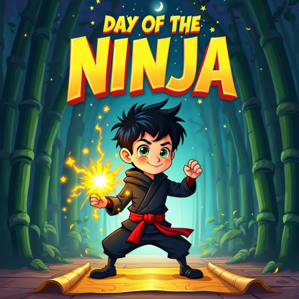 Day of the Ninja: A Fun and Action Packed Adventure Storybook for Kids Ages 4 to 8 Full of Courage, Stealth, and Exciting Challenges