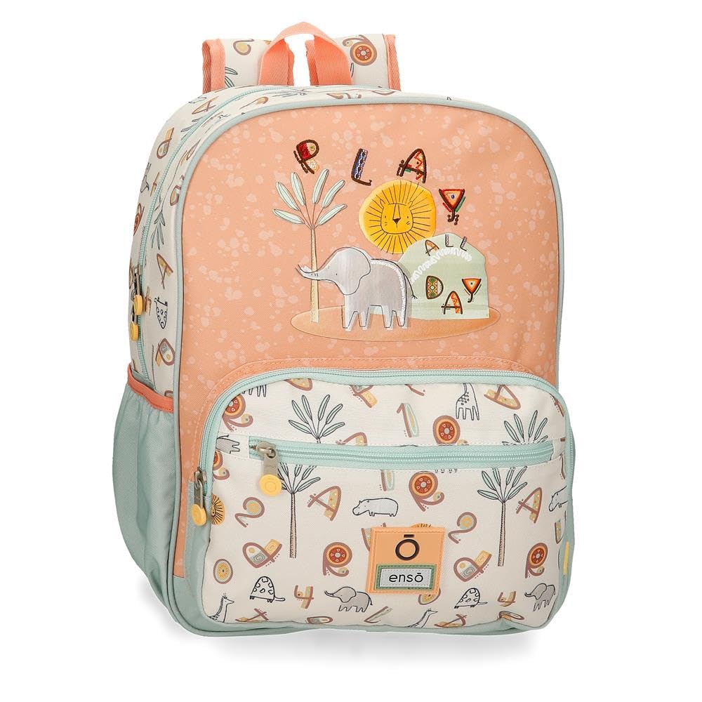 Enso Play All day mochila infantil, mochila escolar, fabricada en Poliéster, ruedas dobles de giro multidireccional, Múltiples formas de usarlo