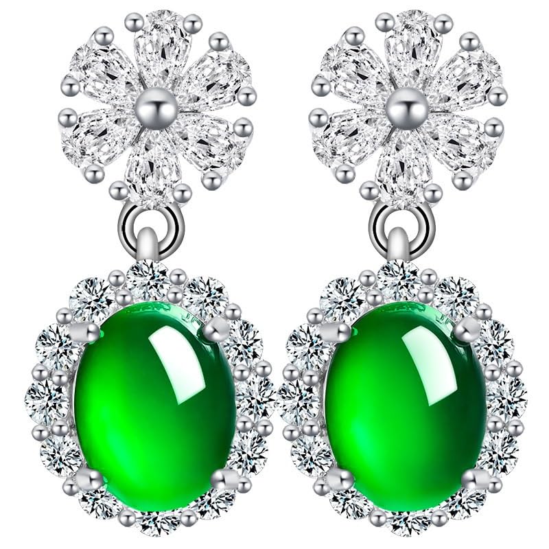Boucles d'oreilles pendantes pour femmes sensibles en argent S925