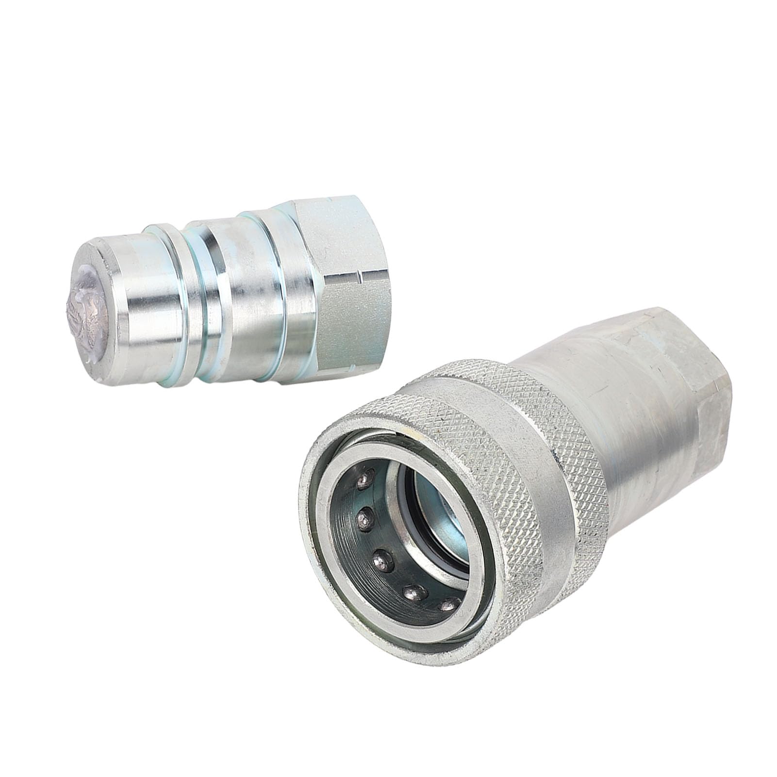 Attacco rapido idraulico NPT 3/4" Set di raccordi idraulici a connessione rapida in acciaio per impieghi gravosi ad alta pressione per attrezzature edili e macchine agricol