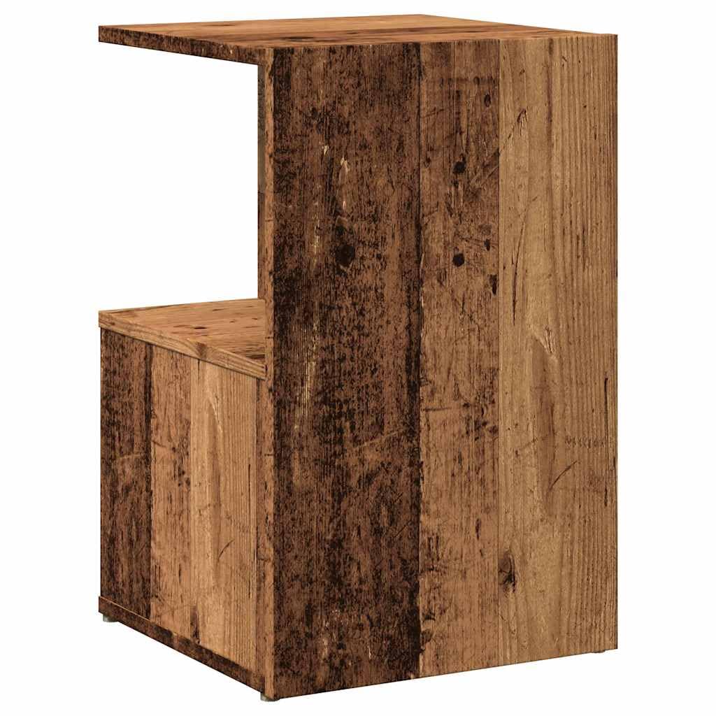 Eleganter Nachttisch mit Stauraum aus robustem Holzwerkstoff, Beistelltisch für Schlafzimmer und Wohnzimmer, feuchtigkeitsbeständig und pflegeleicht