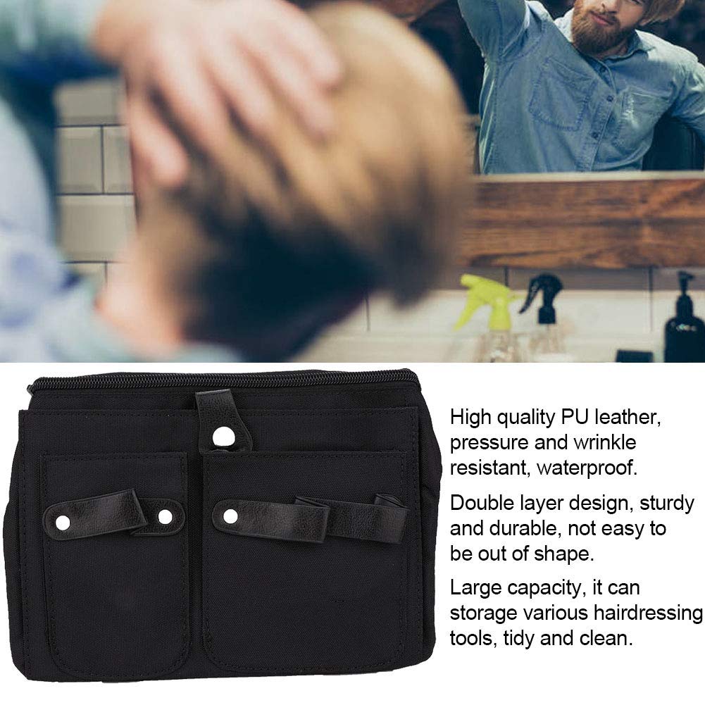 Hairdresser Bag, Barber Cases for Clippers and Supplies with Adjustable Dividers Apron Barber Waist Bag for Hairstylist Shears Waist Holder