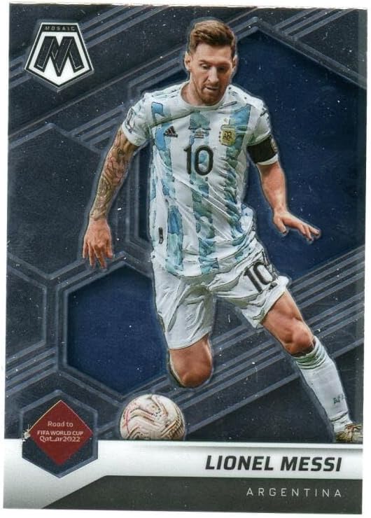 2021-22 PANINI MOSAIC SOCCER #10 LIONEL MESSI ARGENTINA FÚTBOL OFICIAL DE FÚTBOL DE FÚTBOL