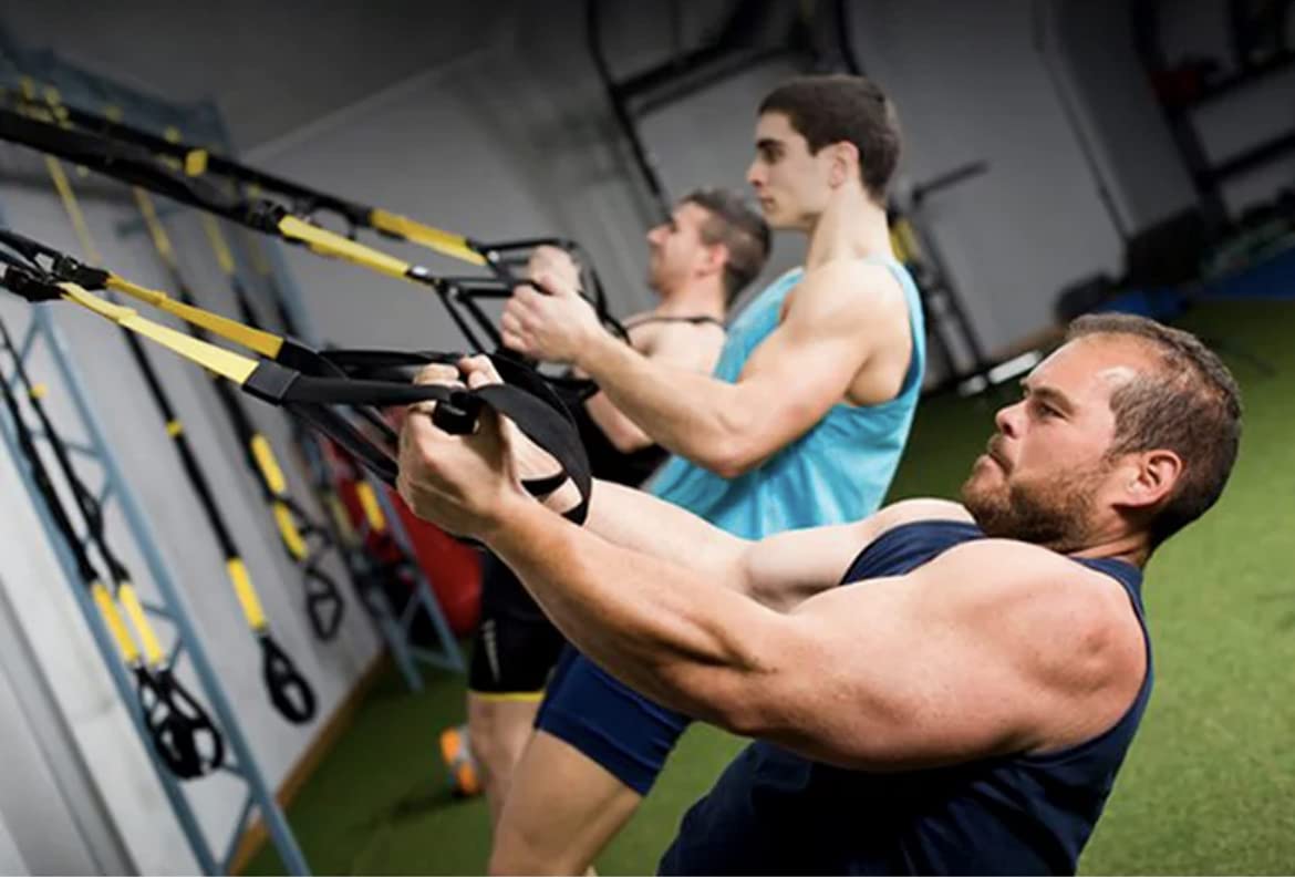 *** Suspension Trainer Professional *** Sangle de Suspension Professionnelle *** 3 Points d'ancrage *** Training *** Preparation Physique *** Renforcement Musculaire ***