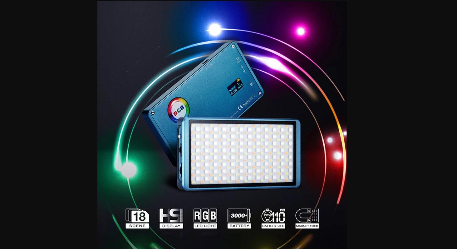 Amazon.com : Fenxbzy Falcon Eyes F7 12W RGB Led Video Light