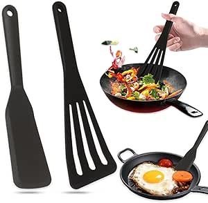 2 Spatole In Silicone Per Cucina - Antiaderenti, Resistenti Al Calore Fino A 270°C, Design Pratico - Foto 4