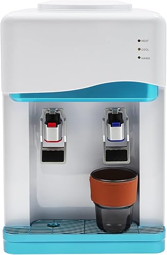 Miniatura 7 de Dispensador de agua caliente y fría, dispensador de agua fría y caliente de 5 galones, dispensador de enfriador de agua de carga superior con