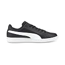 Puma Unisex-Adult, Smash L, Black-White, Sneaker, 3.5UK, (35672214) gallery image