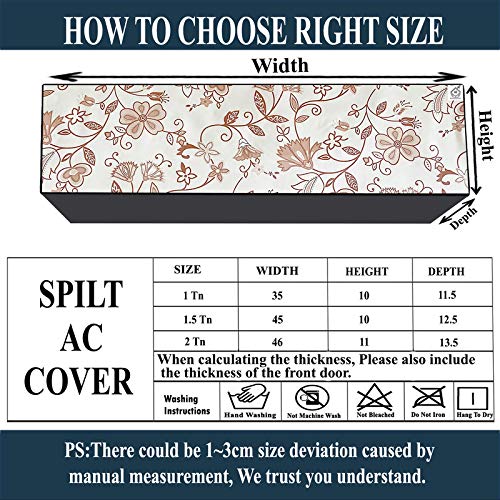 Image of Polycarbonate Water & Dustproof Split Ac Cover for Lloyd 1.5 Ton 1 Star, Copper, Ls19a3ff-o, Gray (Color20)