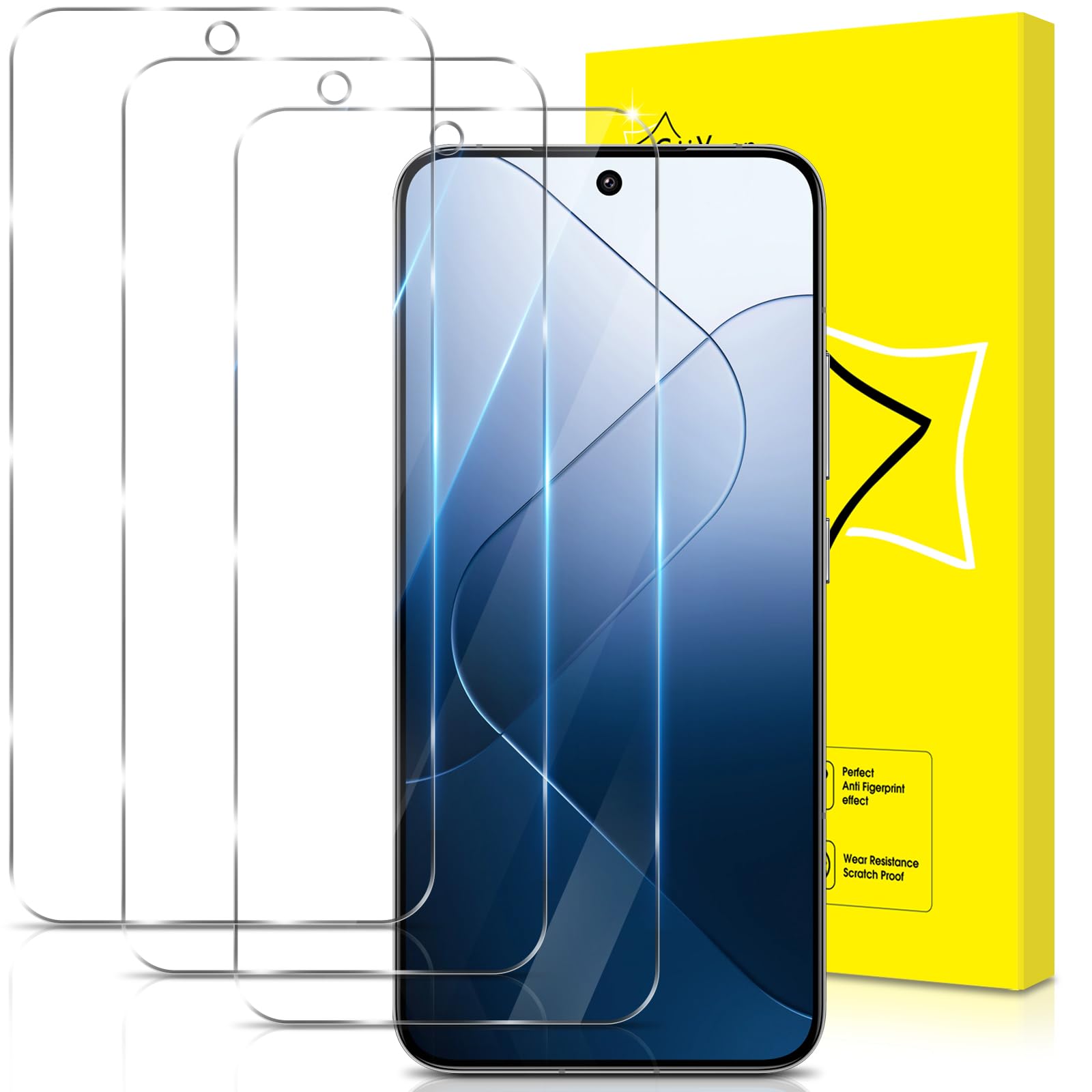 GiiYoon 3x Panzerglas Für Xiaomi Mi 11 Lite 4G/5G/5G NE – 9H Härte, Blasenfrei, HD-scharf
