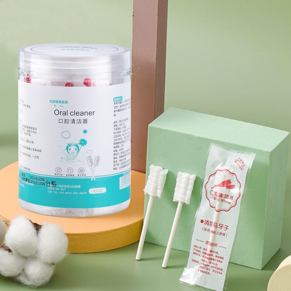 Spazzolino da denti per bambini, pulisci lingua per bambini, spazzolino da denti per neonati, pulitore per lingua e gengive usa e getta, igiene orale e pulizia per bambini da 0 a 36 mesi, 40