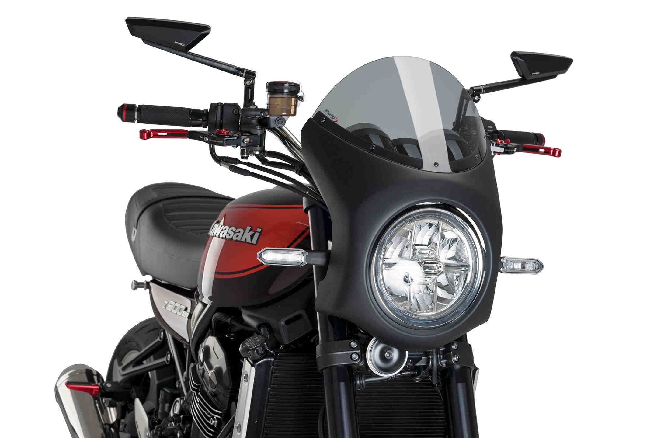 Puig Retro Semifairing Black 9595H for Kawasaki Z900RS 18'-19'