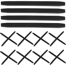 Housoutil Silicone Eyeglass Ear Grips Anti-slip Soft Temple Tips Retainers Comfortable Fit for Spectacles Sunglasses Eyewear Gentle Skin Secure Hold During Activities