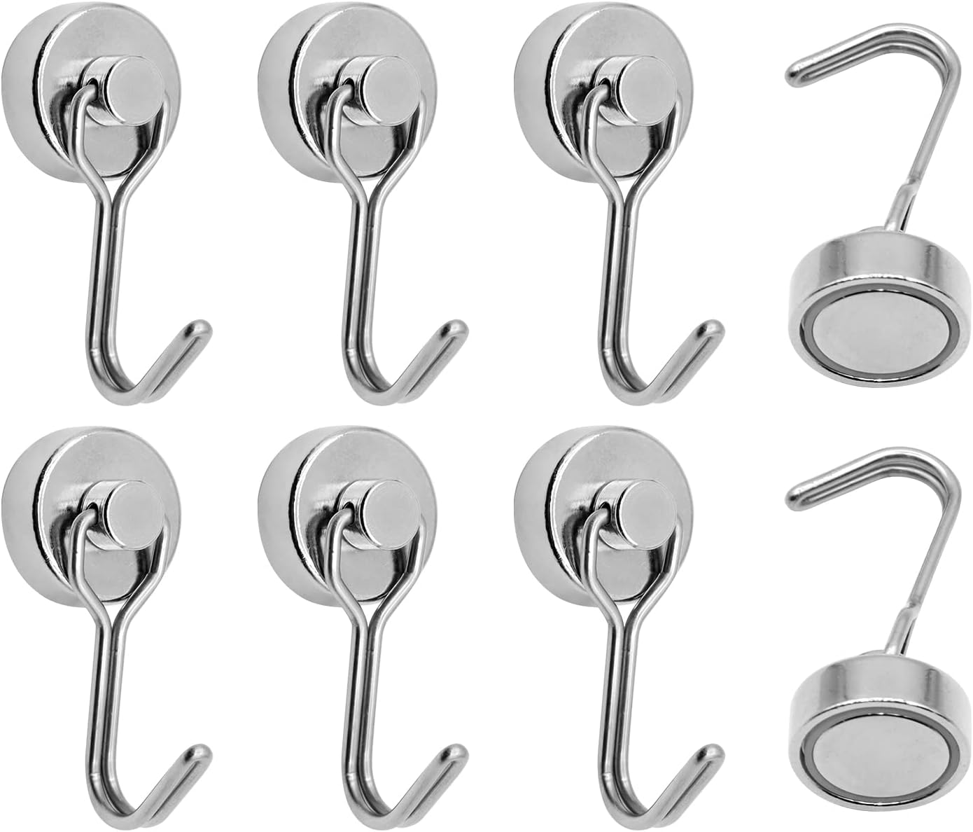 ZOCONE 6 PCS Sliver Hooks, 30 lb Hooks Heavy Duty
