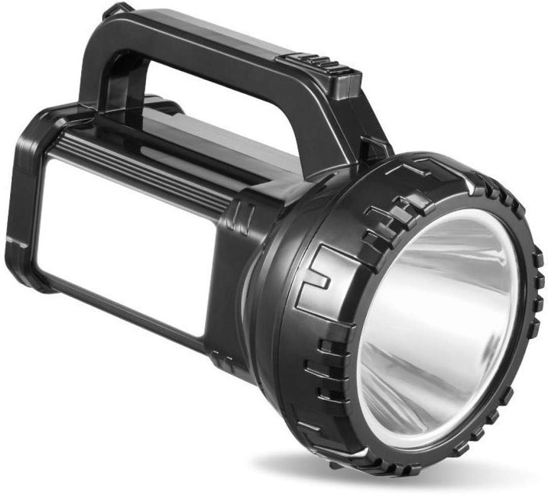 ECOSKY Rechargeable Long Range searchlight Handled Torch Light for Home and Outdoor (Black)-image-7