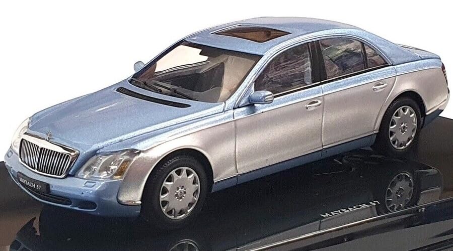 Amazon.co.jp: !Ж AUTOart 143 Maybach 57 2002 Blue Silver Daimler