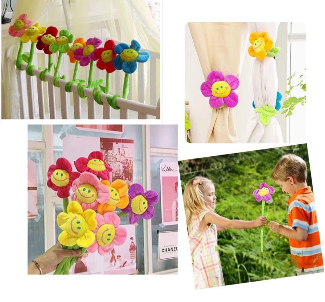 2   スマイルフラワー スマイルフラワー ぬいぐるみ 造花 花 ニコちゃんフラワー S