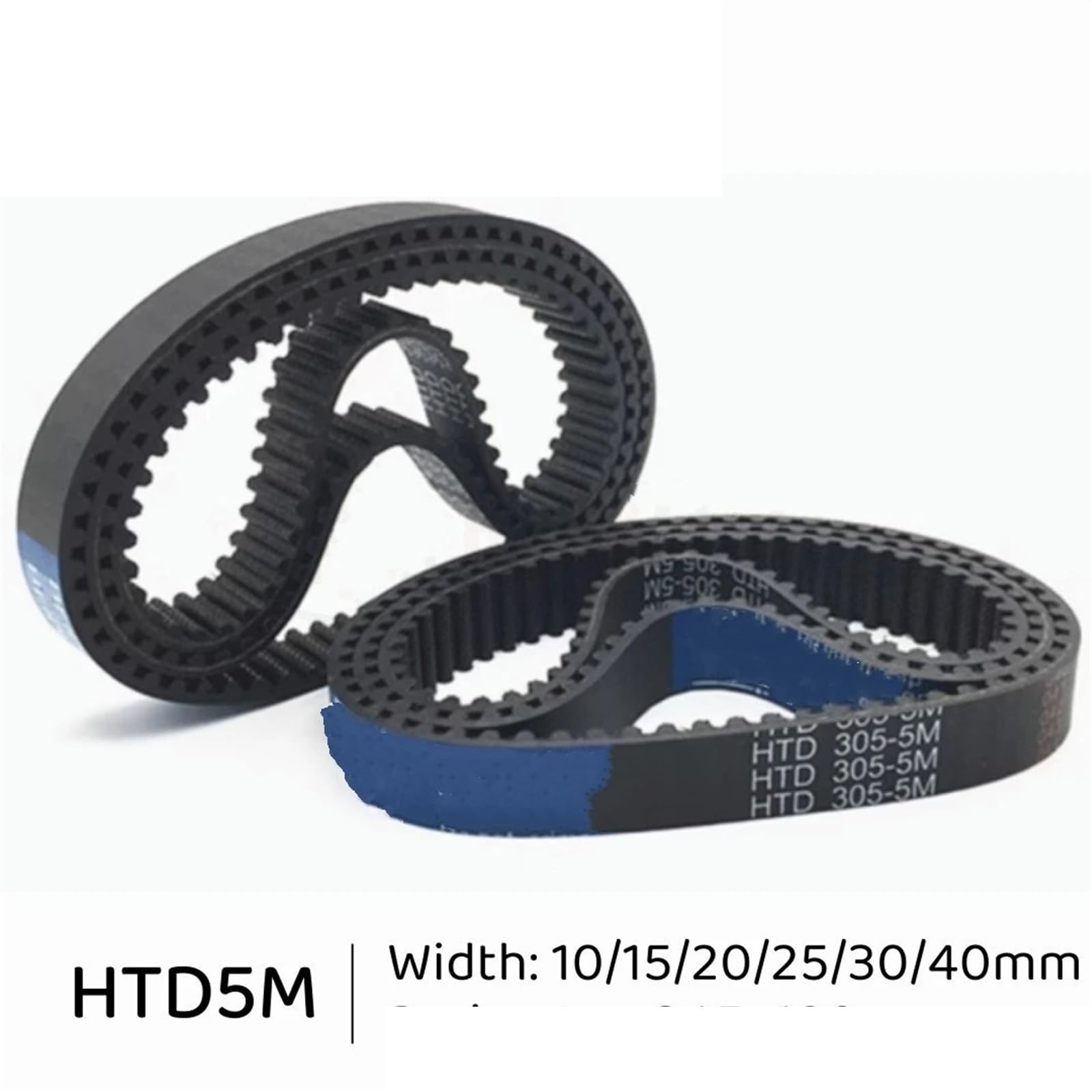 Correa Alternadora Correa Dentada Goma HTD 5M Ancho 10/15/20/25/30/40mm Perímetro 425/430/435/440/445/450/455/460/465/470/475/480/485/490/495/500mm(40mm,5M-445mm)