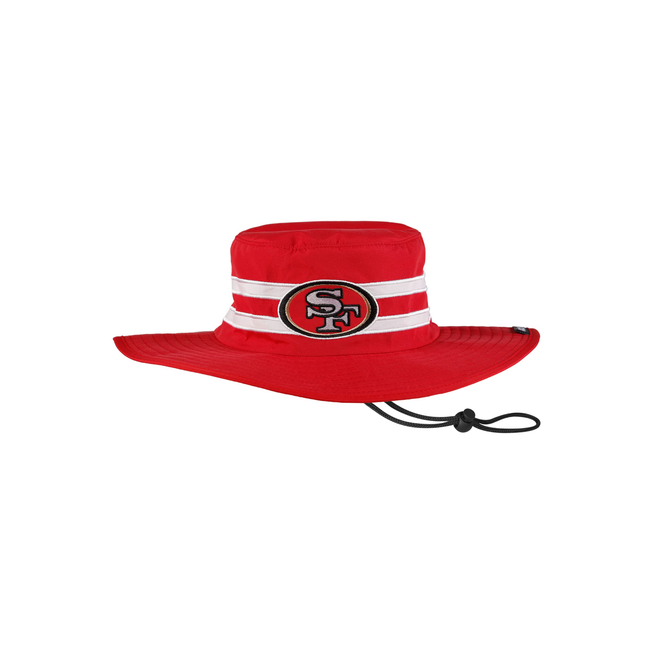 Foco Men's Team Stripe Nfl Team Logo Floral Sport Outdoor Sun Bucket Boonie Hat