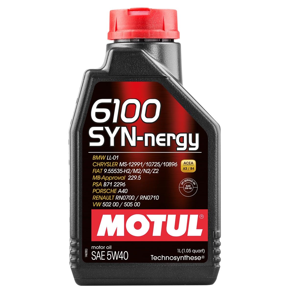 Motul 6100 SYN-Nergy 5W-40 1 Lt Dizel Benzinli Motor Yağı