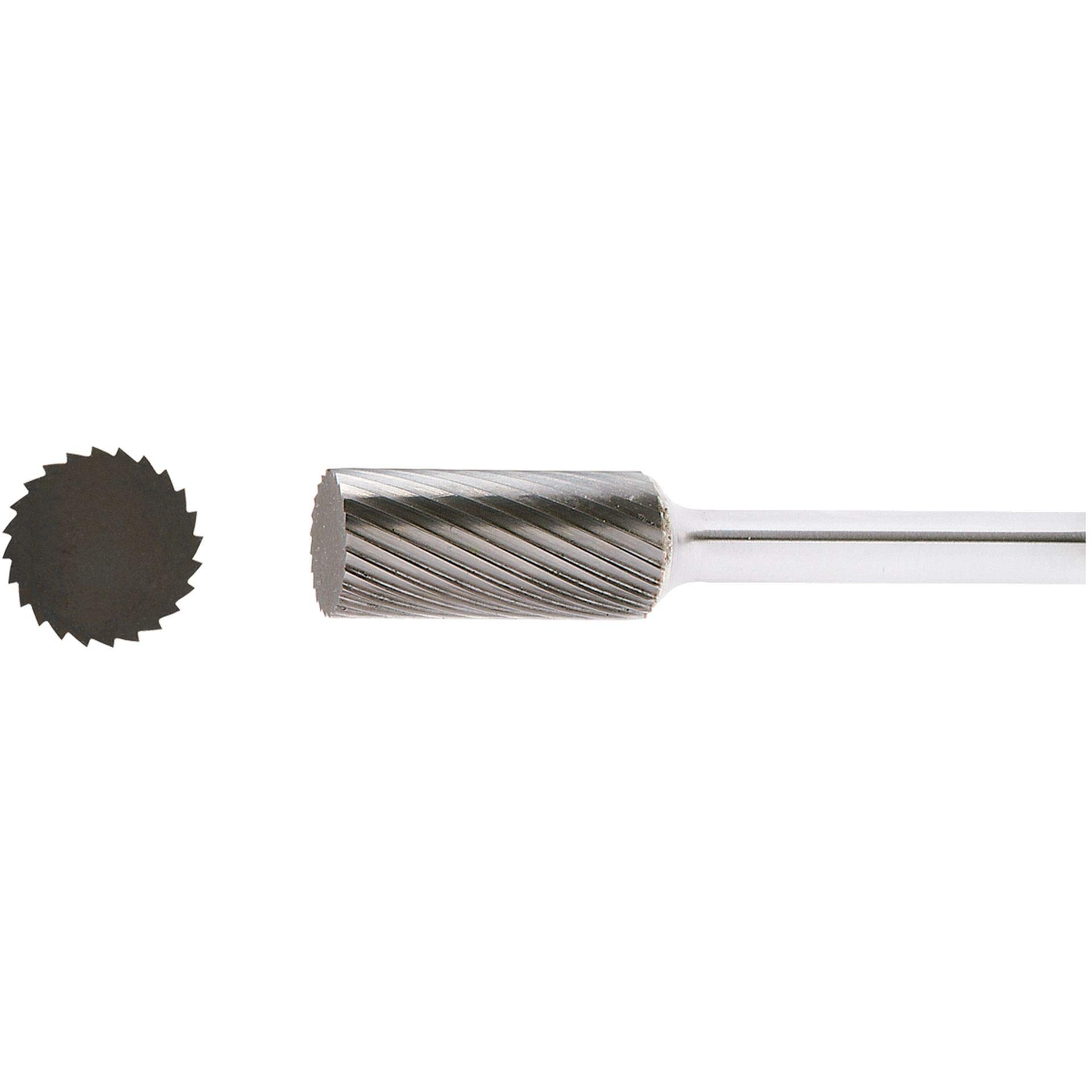 Fresa HFA cilindro Lukas per materiali duri 12x25 mm gambo 6 mm | Rivestimento 4