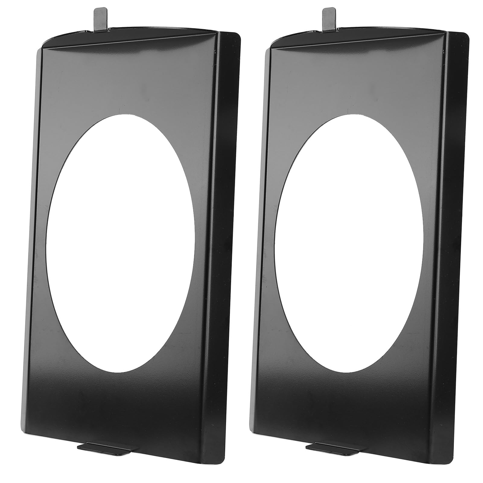 Staffe per altoparlanti posteriori in acciaio da 15,2 x 22,9 cm, per C10 1973-1987, resistenti supporti per altoparlanti neri per un'installazione