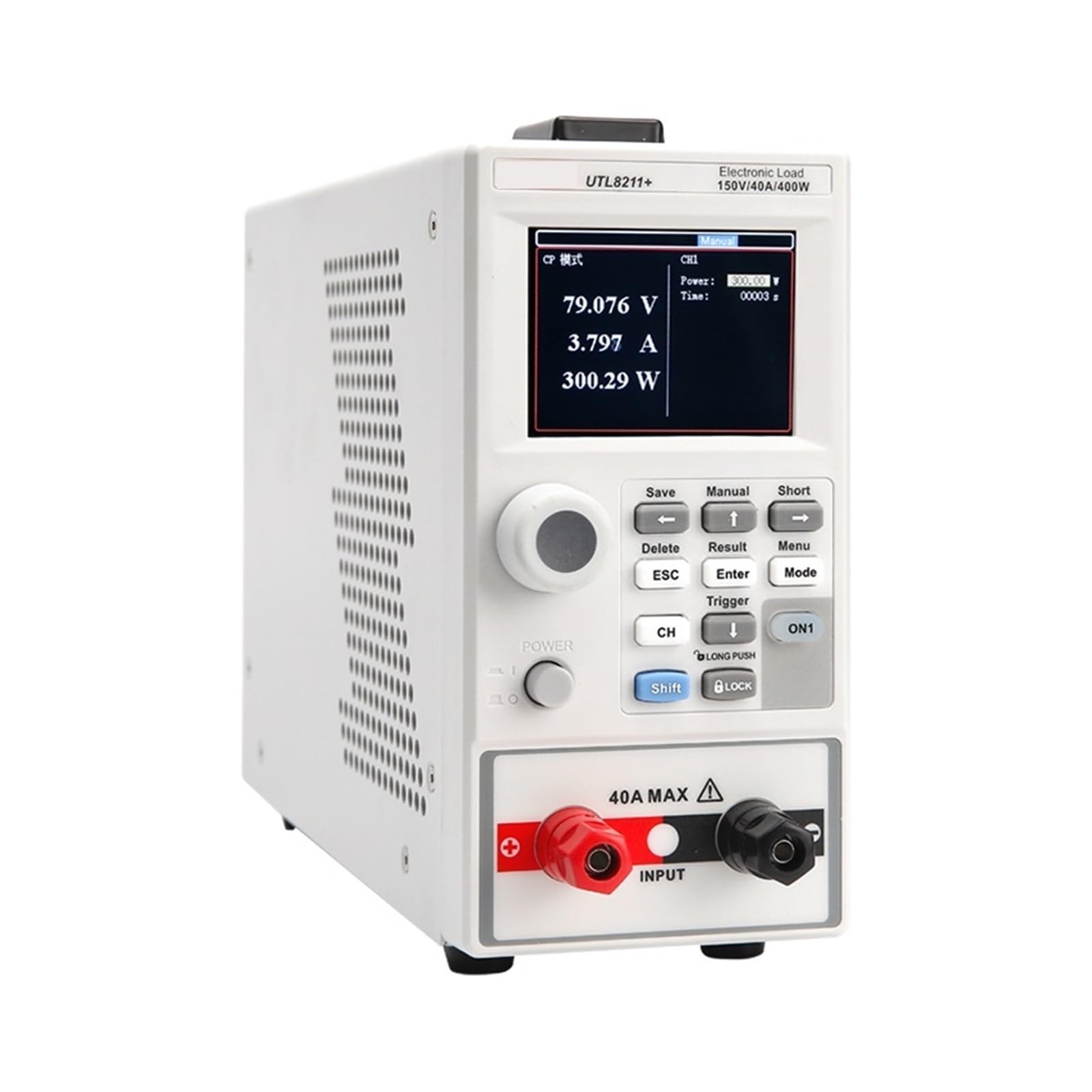 Tester per batterie, UTL8211 Tester di carico elettronico CC programmabile | Offre test di carico programmabile, display digitale chiaro; ideale per batterie, alimentatori e laboratori elettronici.