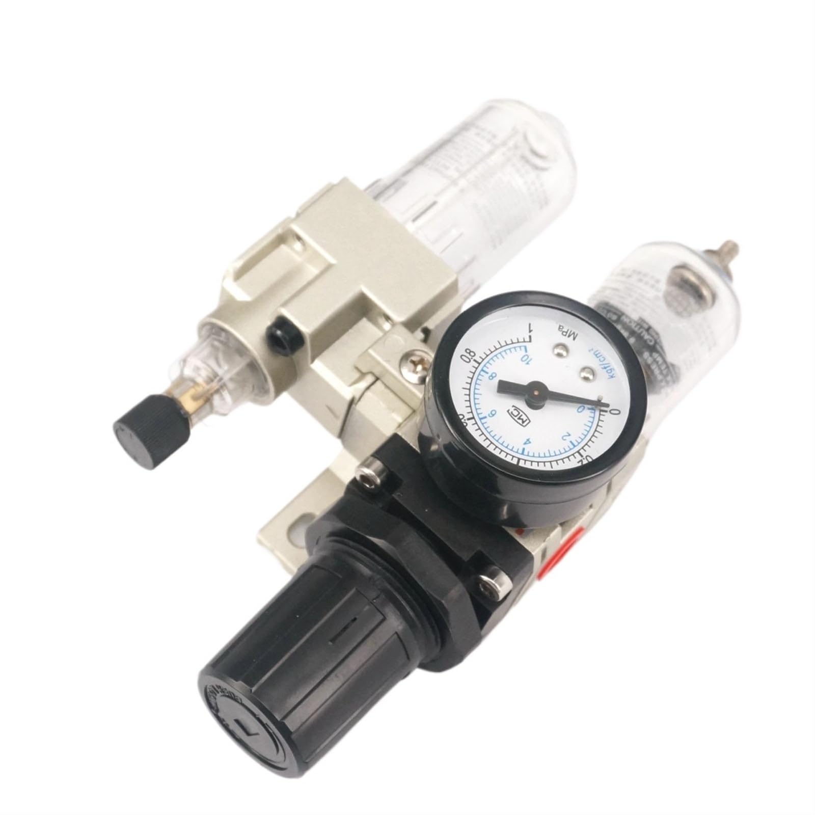 PHNOITPQ AC2010-02 Manual Drain 1/4" BSPP Air Filter Regulator with Lubricator Combination