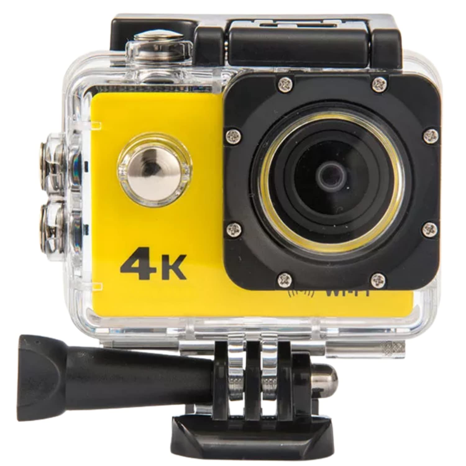 Texton 4K Action Camera 30fps for Vlogging with Anti Shake Touch Screen Waterproof Sports Camera with Accessories Kit- YELLOW4-image-35