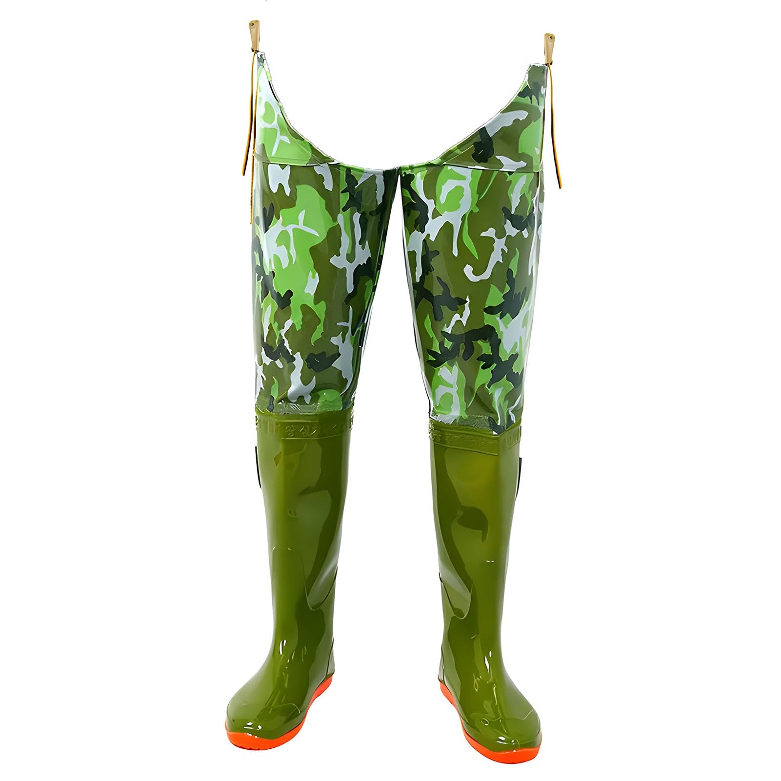 Waders hip Pantaloni da Pesca Mimetici Verdi, Pantaloni da Pesca In Nylon A 2 Strati, Non Facilmente Deformabili, Per La Caccia In Paludi E Laghi