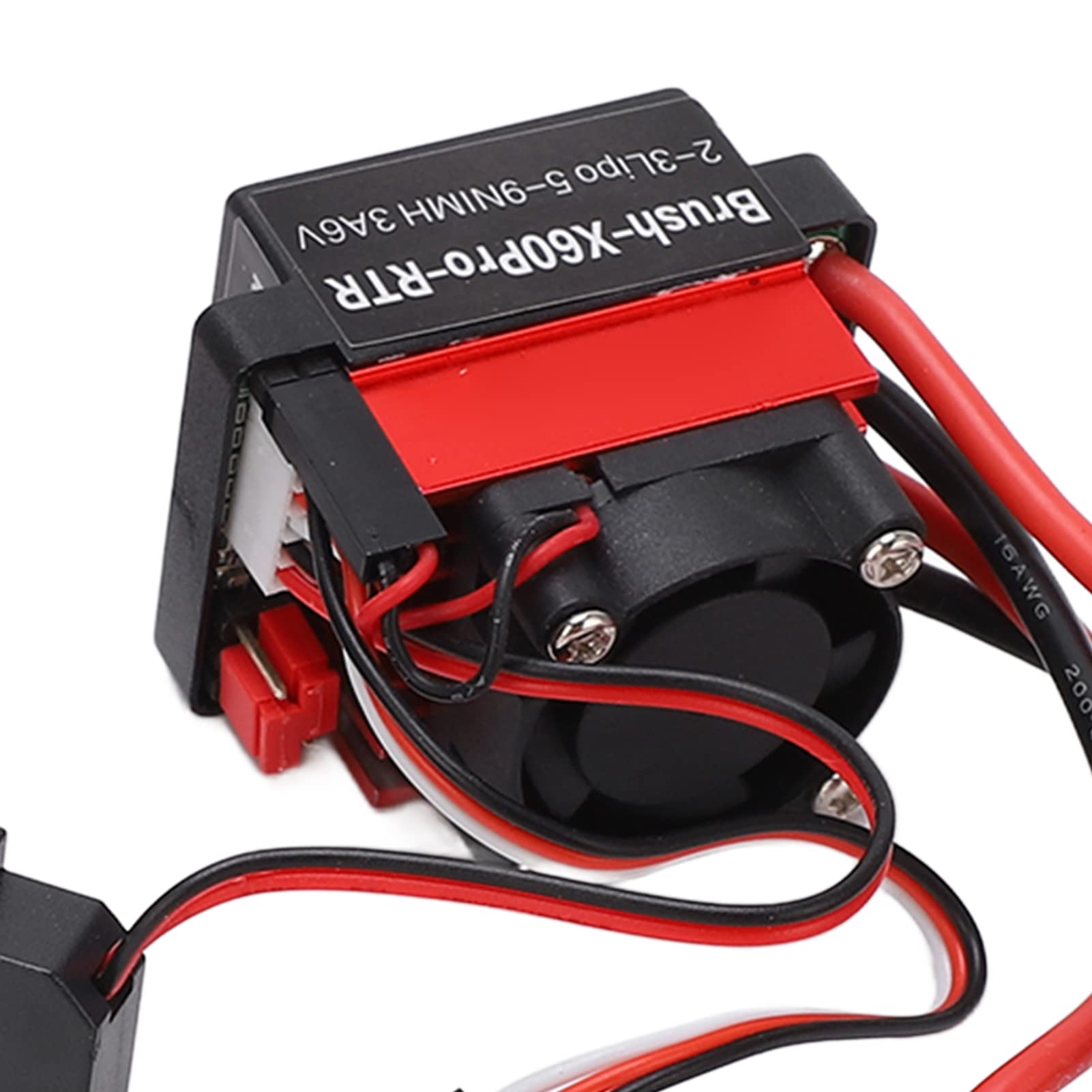 SCX10 1/10 RC Car Brushed Motor Kit 550 35T, 60 A dwukierunkowy ESC, wysoki moment obrotowy, trwała wydajność, łatwa instalacja, obsługa