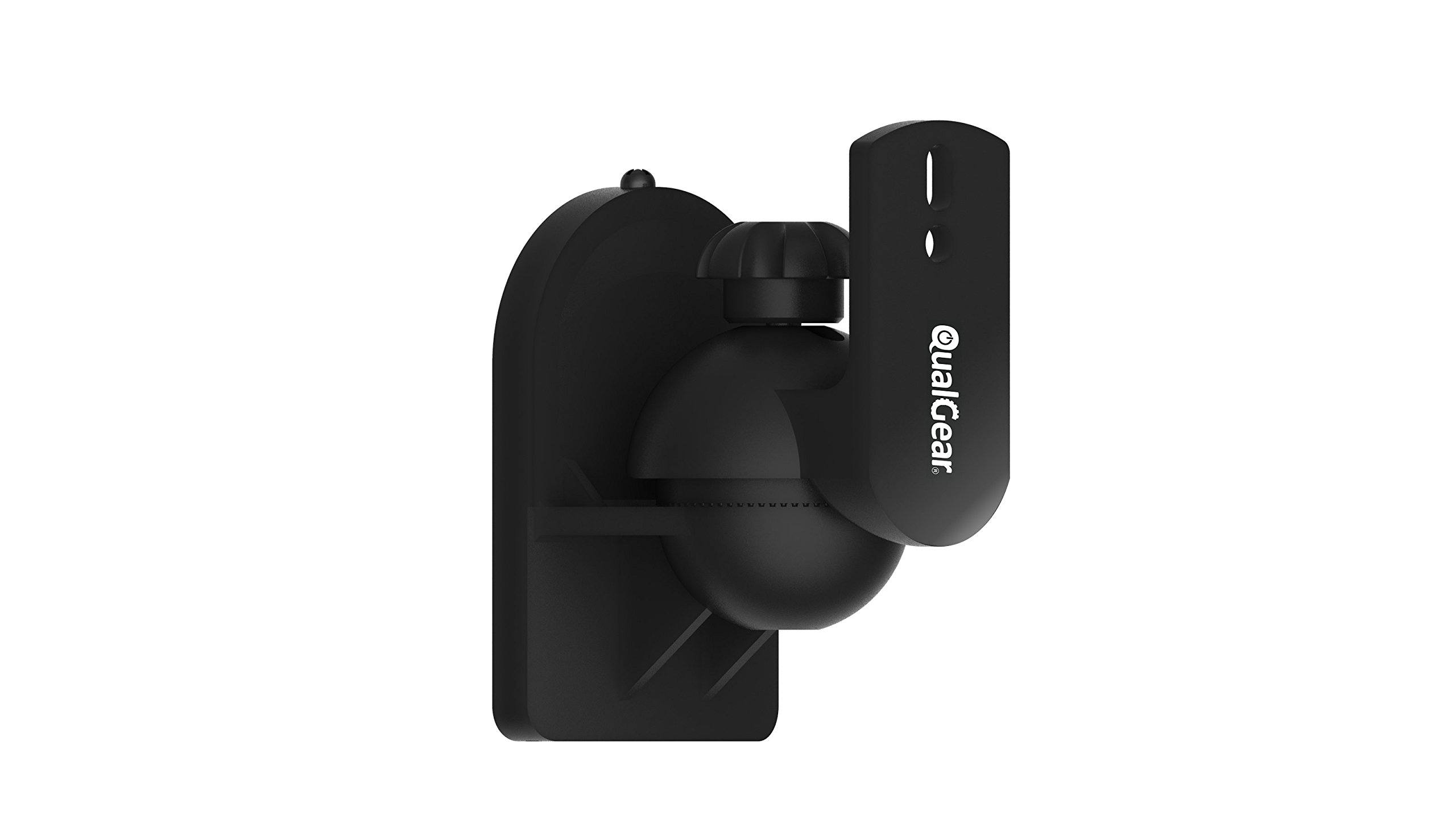 QualGear Universal Speaker Wall Mount for Speakers Up to 3.5Kg/7.7lbs, Black (Qg-Sb-002-Blk)